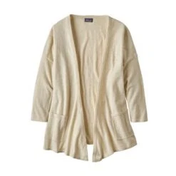 Patagonia Low Tide Cardigan Women's -The North Face Shop 90454 RUTABAGA WHITE m