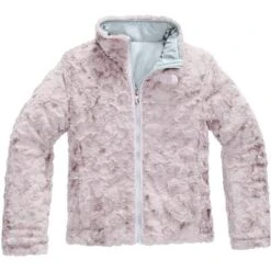 The North Face Reversible Mossbud Swirl Jacket Girls' -The North Face Shop 91433 MID GREY m