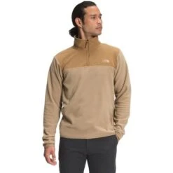 The North Face TKA Glacier 1/4 Zip Fleece Top Men's -The North Face Shop 91458 KELPTNUTLTYBRN m
