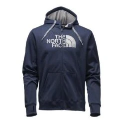 The North Face Surgent Half Dome Full Zip Hoodie Men's -The North Face Shop 91468 COSMIC BLUEMID GREY m