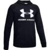Under Armour Rival Logo Hoodie Boys' -The North Face Shop 91500 BLACKBLACKWHITE m