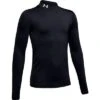 Under Armour Armour Coldgear Mock Neck Boys' 1 Under Armour Armour Coldgear Mock Neck Boys' -The North Face Shop 91771 BLACKWHITE m