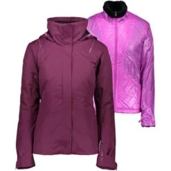 Obermeyer Tetra System Jacket Women's 6 Obermeyer Tetra System Jacket Women's -The North Face Shop 91931 DROP THE BEET m