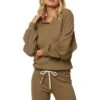 Oneill Tamarack Hooded Pullover Women's -The North Face Shop 92988 OLIVE m