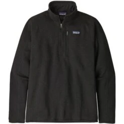 Patagonia Better Sweater 1/4-Zip Fleece Men's -The North Face Shop 93056 BLACK m