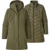 Patagonia Tres 3-In-1 Parka Women's 1 Patagonia Tres 3-In-1 Parka Women's -The North Face Shop 93072 BASIN GREEN m