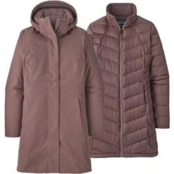 Patagonia Tres 3-In-1 Parka Women's -The North Face Shop 93072 DUSKY BROWN m