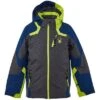 Spyder Leader Insulated Jacket Boys' 1 Spyder Leader Insulated Jacket Boys' -The North Face Shop 93228 LINEAR EMBOSS EBONY m