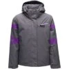 Spyder Podium Jacket Girls' -The North Face Shop 93245 LINEAR EMBOSS EBON m