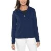 Coolibar Seaside Hoodie UPF 50Plus Women's -The North Face Shop 95424 NAVY m
