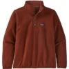 Patagonia Micro D Snap-T Pullover Fleece Top Boys' -The North Face Shop 96418 BARN RED m