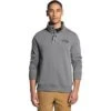 The North Face 1/4 Snap Pullover Fleece Top Men's -The North Face Shop 96607 TNFMEDIUMGRYHTR m