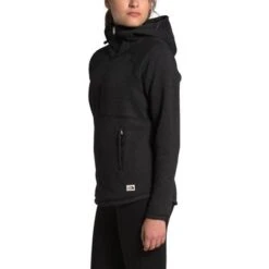 The North Face Crescent Hooded Pullover Fleece Top Women's 7 The North Face Crescent Hooded Pullover Fleece Top Women's -The North Face Shop 96707 TNF BLACK HTHR m