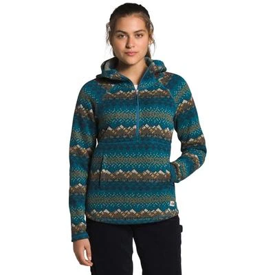 The North Face Printed Crescent Hooded Pullover Fleece Top Women's 4 The North Face Printed Crescent Hooded Pullover Fleece Top Women's - Image 2