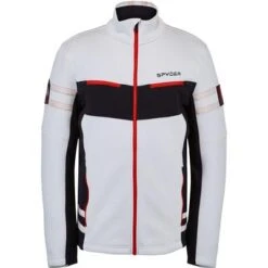 Spyder Wengen Encore Full Zip Fleece Jacket Men's 13 Spyder Wengen Encore Full Zip Fleece Jacket Men's -The North Face Shop 98186 WHITE m