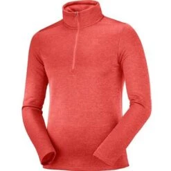 Salomon Transition Half Zip Mid Layer Men's 7 Salomon Transition Half Zip Mid Layer Men's -The North Face Shop 98293 GOJIBERRYHEATHER m