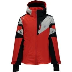 Spyder Leader Jacket Boys' -The North Face Shop 9879 RAGEBLACKCIRRUS m