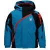 Spyder Mini Challenger Jacket Boys' -The North Face Shop 9893 ELECTRICBLUBLKRGE m