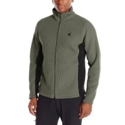 Spyder Foremost Full-Zip Sweater Men's -The North Face Shop 9932 GUARDBLACK m